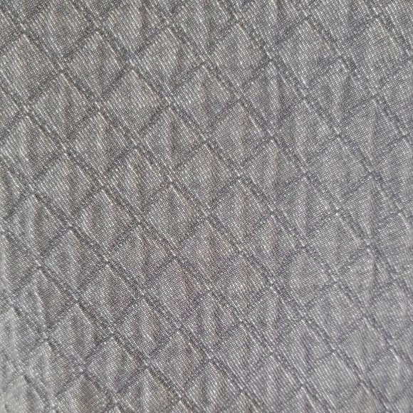 EILEEN FISHER Slate Blue Gray Quilted Cotton Coat Jacket XS - Picture 5 of 6